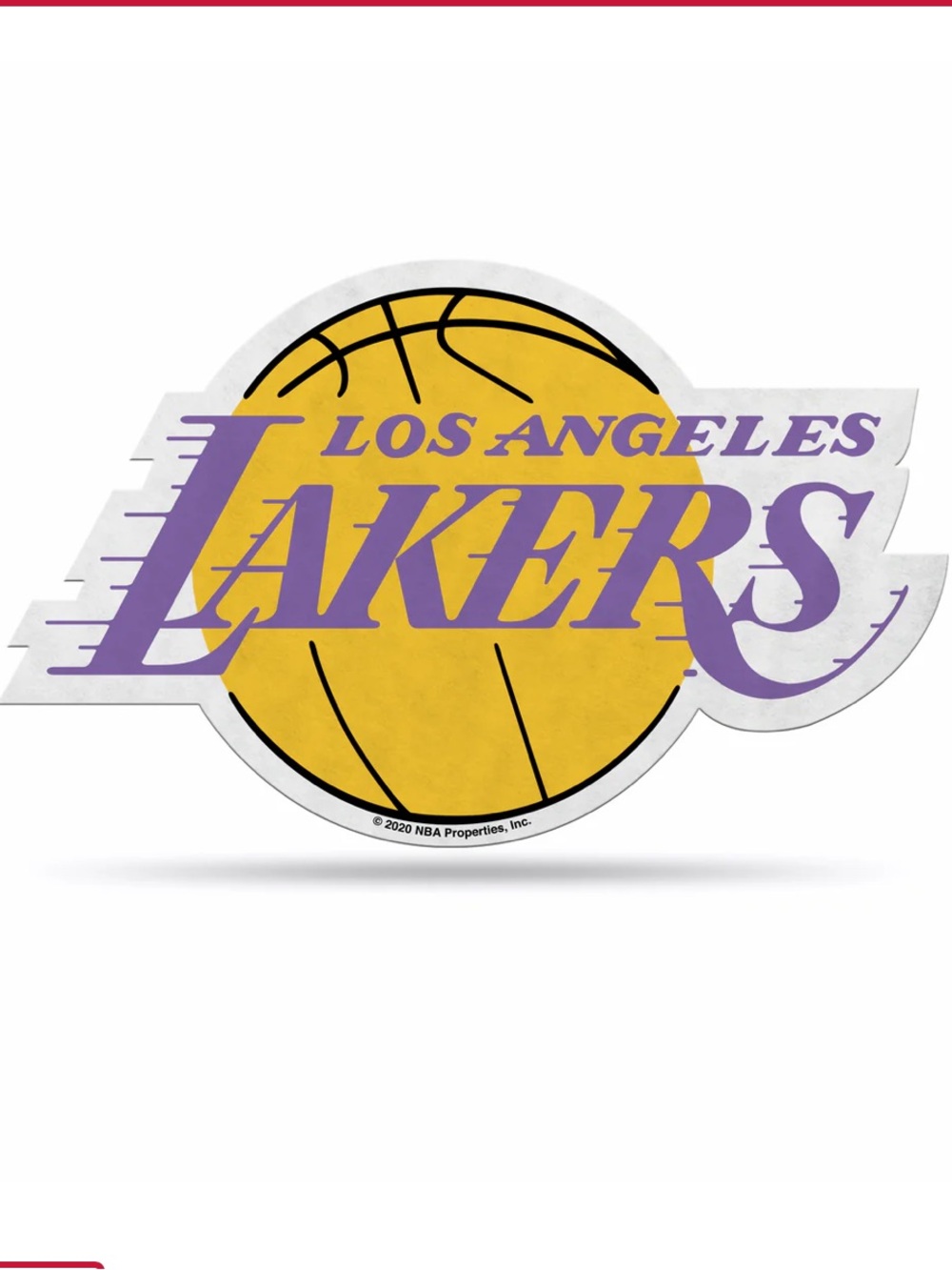 Los Angeles Lakers Purple & Gold Wall Decal
